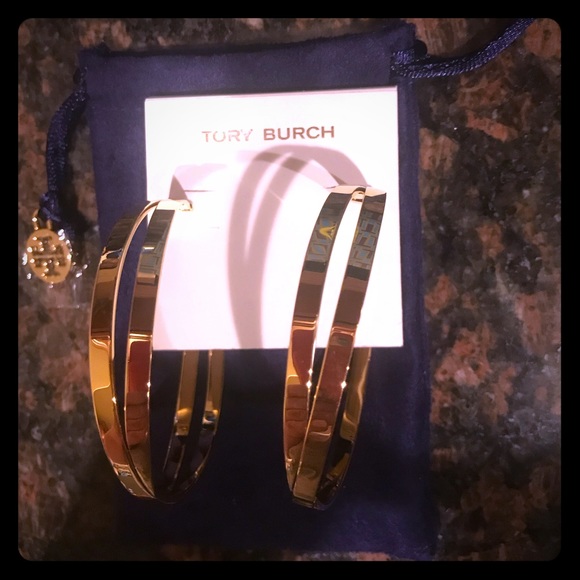 Jewelry - Tory Burch Hoop Earrings
